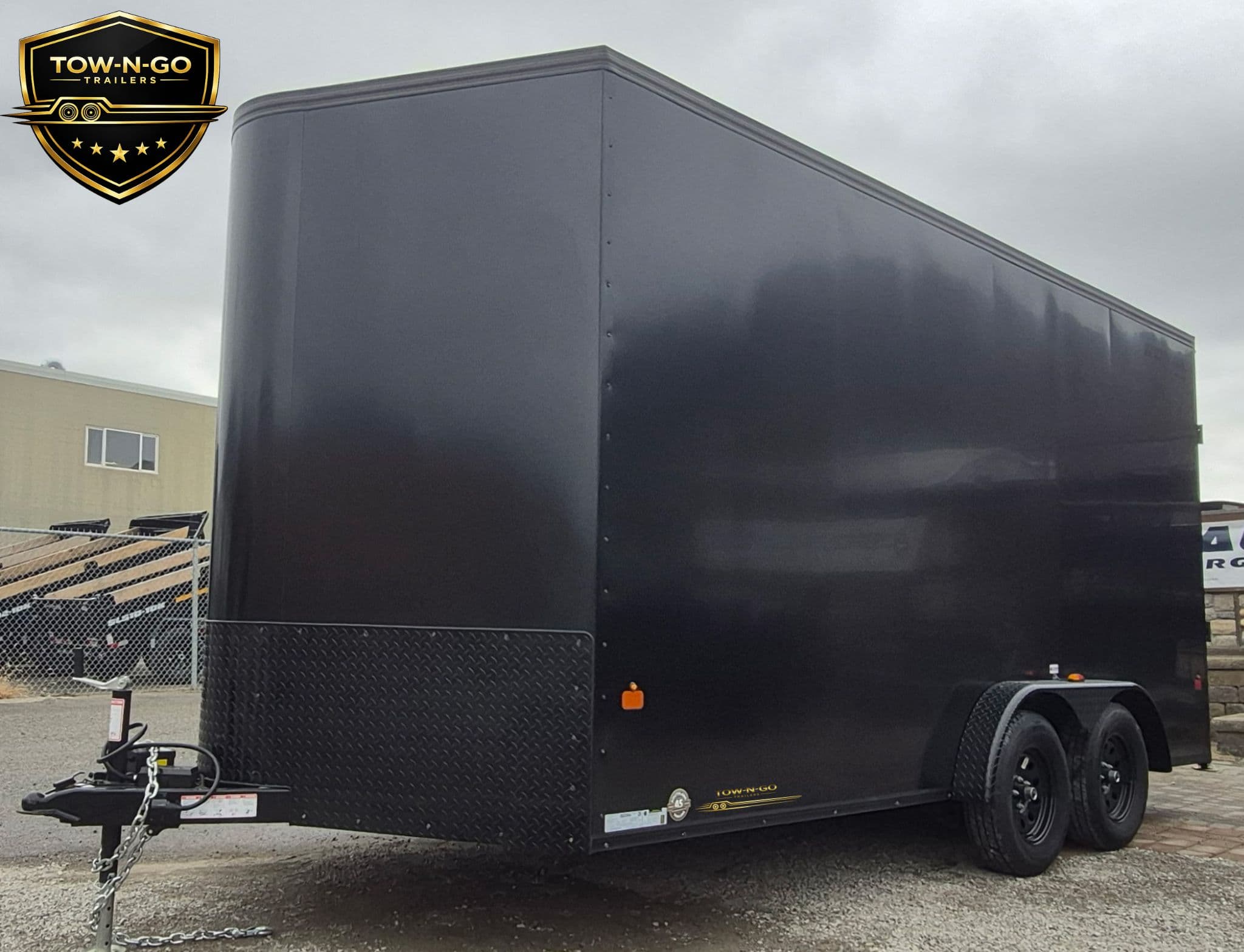2026 Royal Cargo 7'6" x 16' + V-Nose Enclosed Trailer