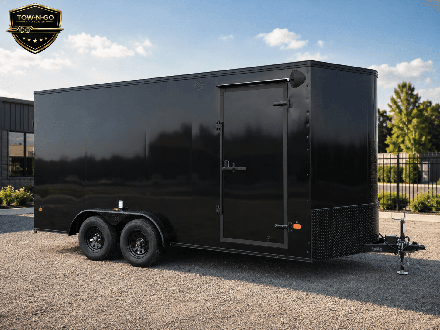 2026 Royal Cargo 7'6" x 16' + V-Nose Enclosed Trailer